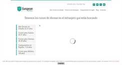Desktop Screenshot of europeanidiomas.com